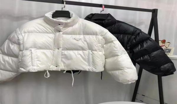 Cabrio Down Jacke für Frauen Designer gepolstert Kurzmantel Winter abtrennbare Ärmel8067057