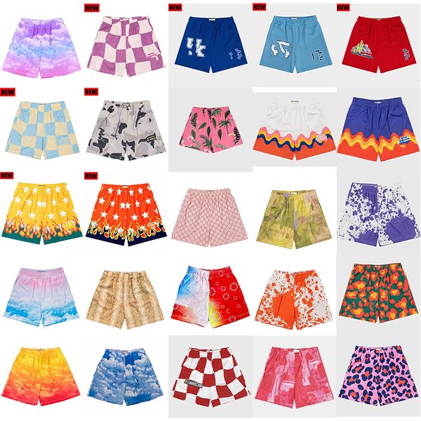 Дизайнерские мужские сетки короткие шорты для плавания короткие шорты женская баскетбол короткие брюки, бегущие ежедневные наряд фитнеса свободный футбольный спорт квартал байкерские брюки