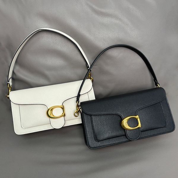 Bolsa de designer malhado Bolsas de ombro de luxo de alta qualidade de qualidade com correntes de bolsas de couro litchi bolsa de couro
