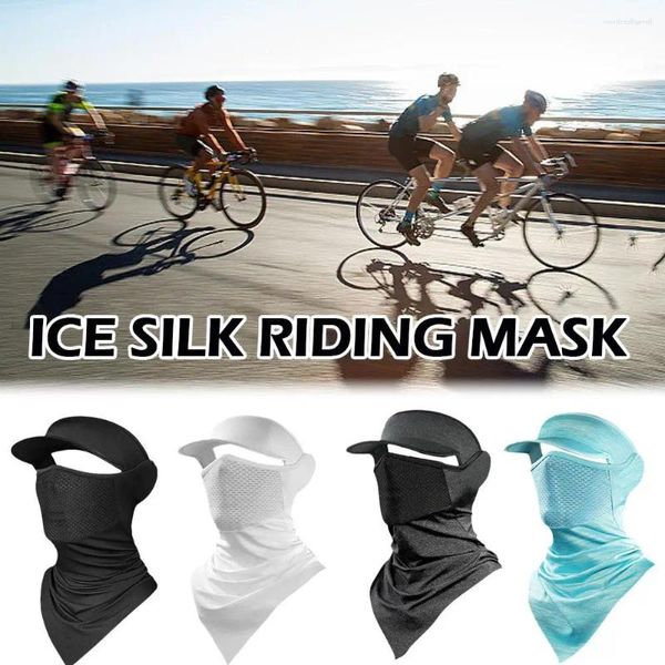 Bandanas Seidenfischerei Radspuren Bandana Mesh Gesichtsabdeckung Halbhals Hals Hang-Ear Röhrchen Runnig Schal Giterin Wanderung COO U3R5