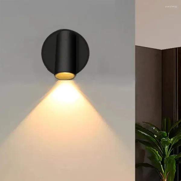 Duvar lambaları LED lamba dokunmatik anahtarı USB Şarj Edilebilir Gece Işığı Kablosuz Manyetik Spot Işığı Yatak Yatak Odası Fuaye Kapalı Aydınlatma