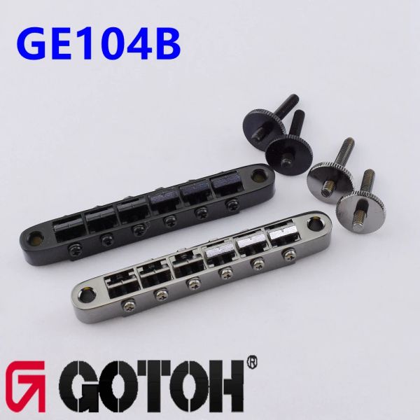 Аксессуары 1 Set Gotoh GE104B Открыть основание длинные седловые винты Меломатическое электрогитарный мост JP (Origin)