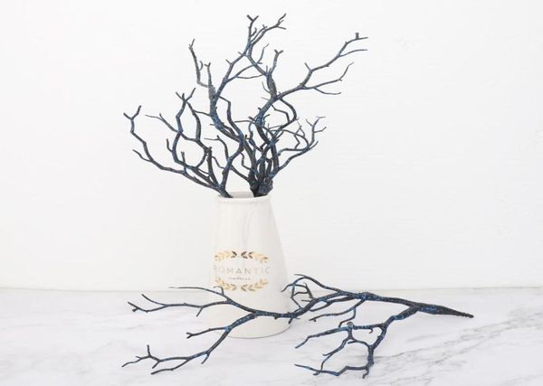 Black Artificial Tree Branch Diy Party Decoration Plastic Fake Plant Tree para El Store Restaurant Decor Dark Magic Style3076952