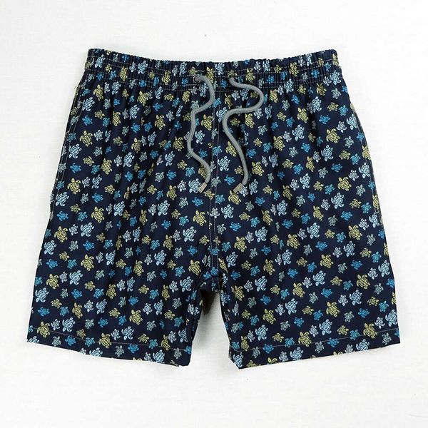 24ss vilebre corto vilebrequin tartaruga designer estivo pantaloni da surf stampati da uomo pantaloni da spiaggia a secco al fianco con pantaloncini di marca europei e americani 868