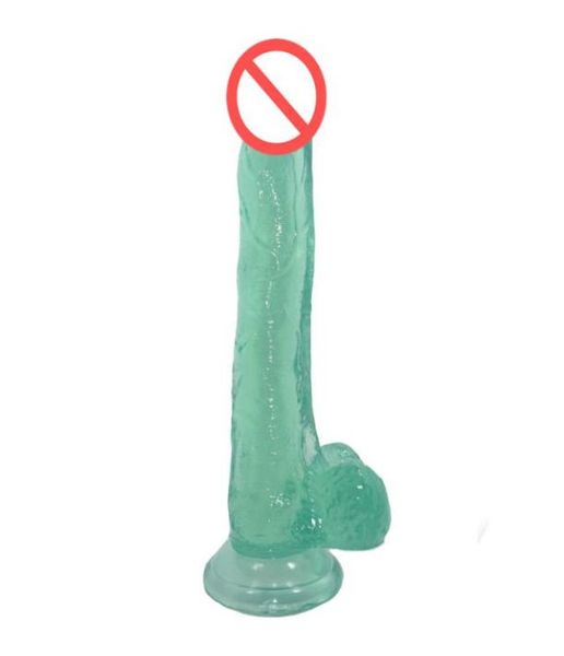 Peni al silicone anale Peni realistici di grande dildo con forti giocattoli sessuali per la mano di aspirazione per donna Dick Sex Products4286142