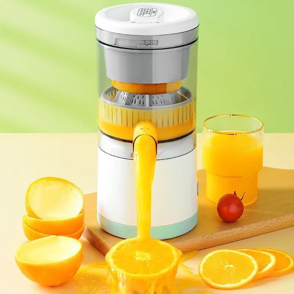 Tragbarer elektrischer Juicer USB -Lade -Ladung Orange Zitronenfrüchte Mixer Mini Haushaltsaft Squeezer Mixer Zitrus Juicer für Reise 240507