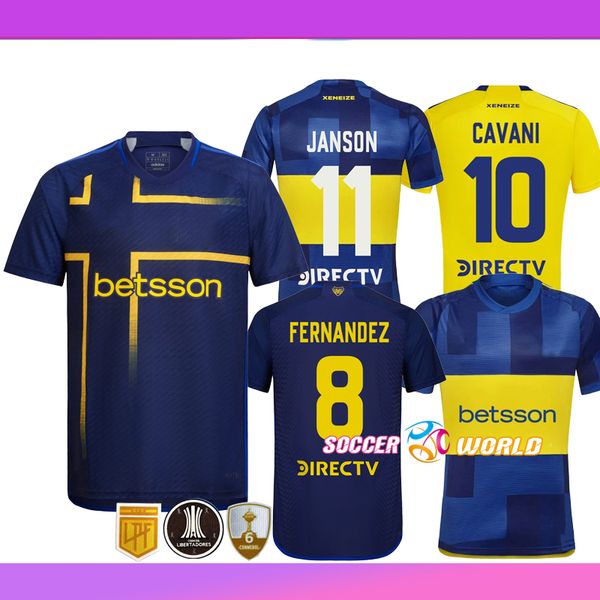 2024 Boca Juniors Maglie da calcio 3a Varela Zeballos Villa 24 25 Cabj Camisa de Futebol Shirt di calcio a casa Away Third Yellow Maradona Roman Football Uniform