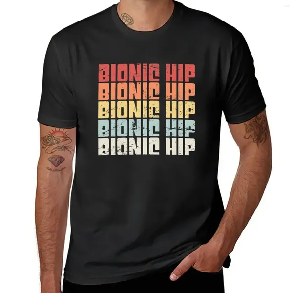 Polos maschile Hip retrò Bionic |T-shirt di ricambio congiunta abiti hippie doganali disegna i tuoi bianchi per uomini