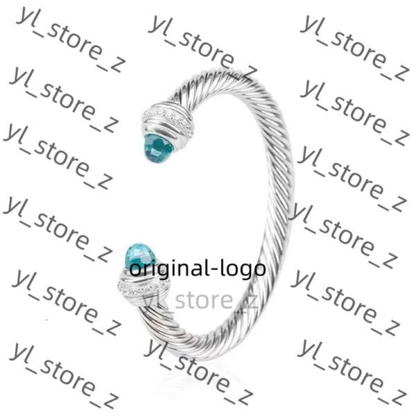 Bracciale di lusso di lussuoso Bracciale di lussuoso Bracciale di lussuoso Bracciale di lussuoso Designer di alta qualità Dy Designer Bracciale di gioielli semplice ed elegante anello attorcigliato intrecciato. Bracciale 9450