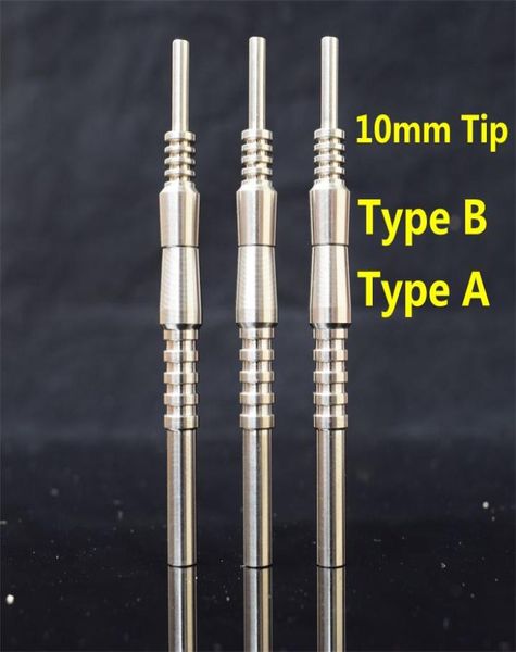 Punta cupolare da 10 mm per punta di titanio punta di titanio un chiodo maschio micro nc kit invertito unghie TI TIPS1224902