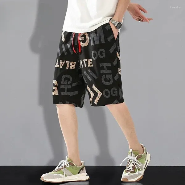 Herren Shorts Board Grafik Schnell trocken männliche Kurzhose Strand kein Logo Stylish dünn in Hose 2024 koreanischer Stil Mode Bulk Passform