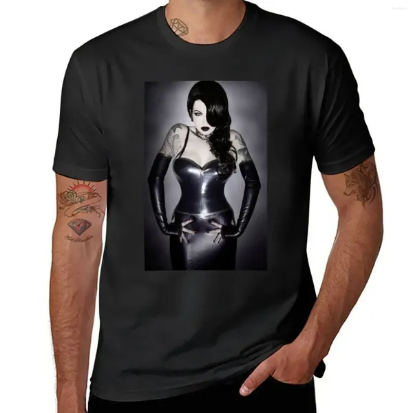 Polos da uomo Eyes Violet - Dark Jessica 2 magliette camicetta uscita sovradimensionata per magliette nere semplici