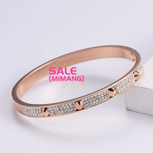 Designer-Cartres Bangle YZ Diamond Nagel Internet Berühmte japanische und koreanische Bestsellerarmband für Frauen 6YKP