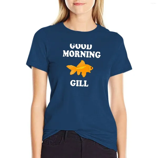 Frauen Polos Guten Morgen Kieme-Was ist mit Bob Quote T-Shirt Sommertops lustige grafische T-Shirts für Frauen