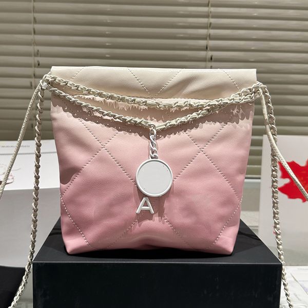 Designer 22 Hobo ombreggiata mini borsa da tote big women diamond reticolo trapunta per la borsetta della borsetta della borsetta con catenella per spinte di monete a catenella