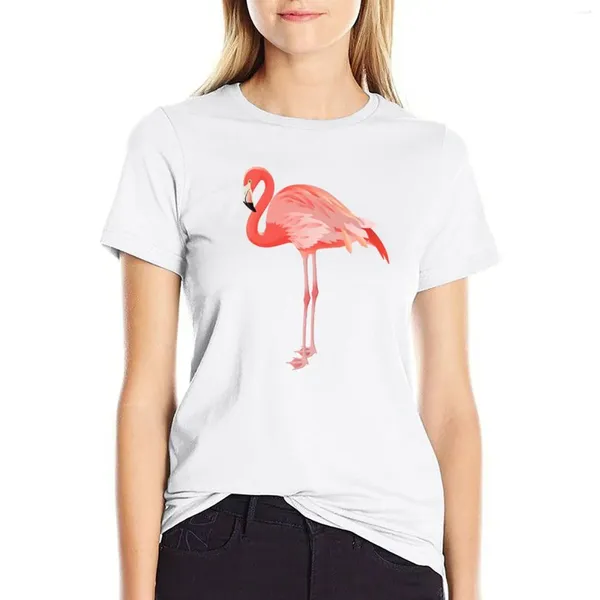 Frauen Polos Flamingo T-Shirt Dame Kleidung lustige Tees T-Shirts für Frauen