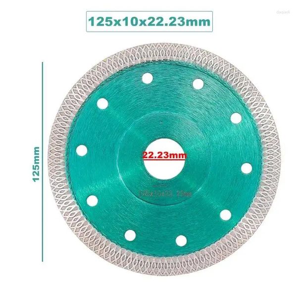 1pcs 105/115/2010 mm de diamante verde Wheel Pressed Mesh Mesh Turbo Blade Cutting Disc para ladrilhos de cerâmica de porcelana