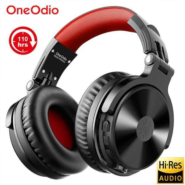 Ушные телефоны OneOdio 110H Wireless Bluetooth 5.2 наушники+проводные игровые наушники 2-в-1 с микрофоном, подходящим для ПК PS4 Call Center Office Skype J240508