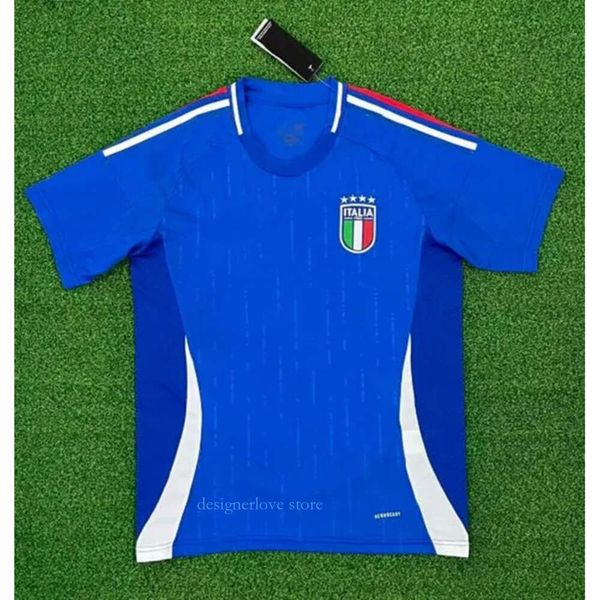 Herren -Tracksuit Trockenfit Italienische Hemd Italys Fußballhemden Scamacca Uner