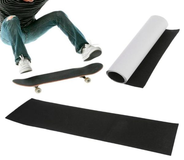 Professionelles schwarzes Skateboard -Deck -Schleifpapier -Griffband für Skatingplatten Longboarding 8323 cm High Quantity9228599