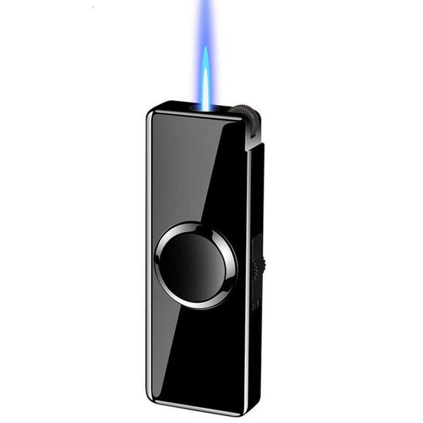 Creative Fidget Spinner Lighter Fashion Blue Flame Accendino Gyrol Accendino.