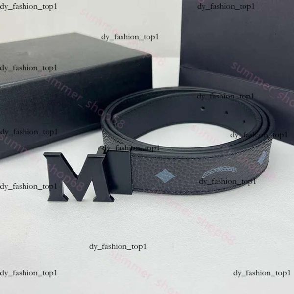 Cintos metálicos Cintos clássicos do cinturão McM para mulheres Designer Men Belt Fashion Business Belt Belt Wholesale Brown Black Mens Womens Metal 104