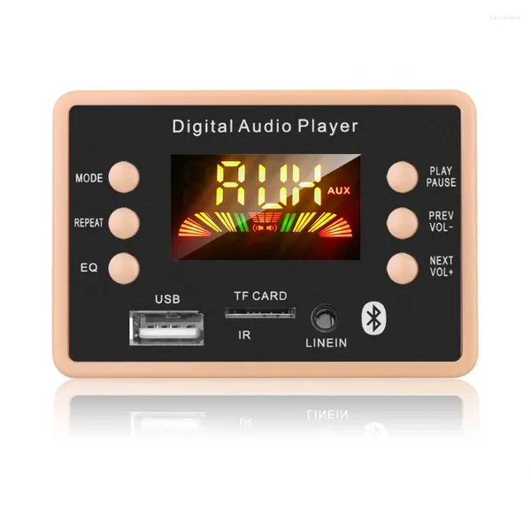 Bluetooth 5.0 MP3 Decodificador Decodificador Placa DC 12V Player USB WMA WAV Suporte TF Card FM Remoto Remoto para CAR