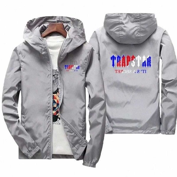 Мужские куртки 2023 весенний осенний мужской бренд модный бренд бренд Trapstar Jackets и пальто новые мужские бомбардировщики для бомбардировщиков мужской армия груз на открытом воздухе. Одежда.