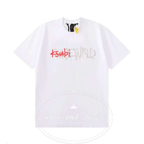 Rap Hip Hop Ksubi Tasarımcı Erkek Şarkıcı Juice Wrld Amerikan Retro Sokak Moda Markası Kısa Kollu T-Shirt 700