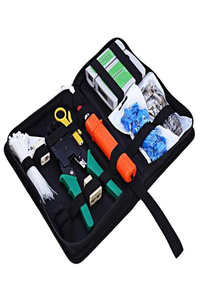 Tragbarer Ethernet -Netzwerk -Tool -Kabel -Tester -Kit RJ45 Crimper Plug Crimping Tool Set Punch Down RJ11 Cat5 Cat6 Draht Line Detector5587168