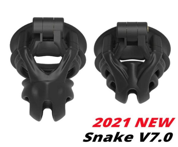 Массажные предметы New Mamba V7 3D Evo Cage Male Device Douber-Arc Cuff Cring Кольцо кобра петух лосот, взрослые сексуальные игрушки для Men8106896