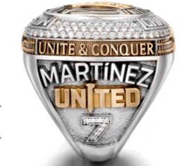 2018 Atlanta United FC Major League Soccer MLS Cup Ship Ring con ventilatori in legno Fan Men Regale Drop Shipping 77744002