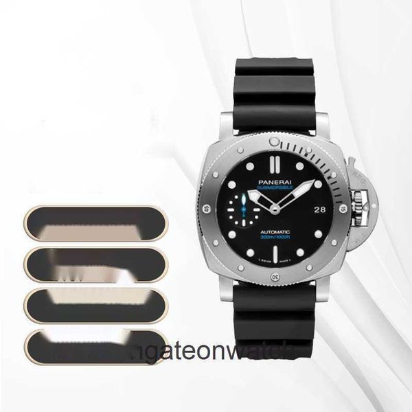 Orologi di designer di fascia alta peneraa per ispezionare la serie di immersioni di immersione pam00973 orologio da uomo meccanico con diametro 42mm originale 1: 1 con logo e scatola reali
