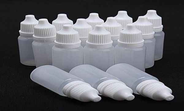 Makyaj alet kitleri 10ml boş plastik damlalık şişeleri konteyner şişeleri çözücüler için takım elbise hafif yağlar boya özü göz damlaları sal5345839