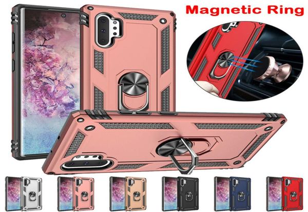 Caso de armadura para o Samsung Galaxy Note 10 Plus S8 S9 S10 LITE S20 ULTRA A51 A71 A81 A91 A10 S A20 E A30 A50 A70 RING DIGNIAL Pho7934780