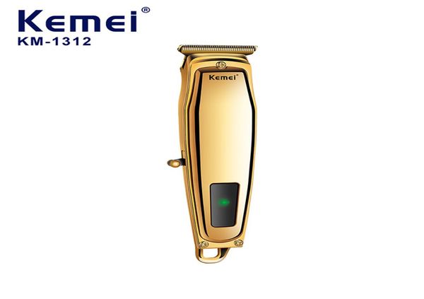 Kemei KM1312USB Hair Clipper Перезаряжаемая литиевая аккумуляторная аккумуляторная аккумулятор