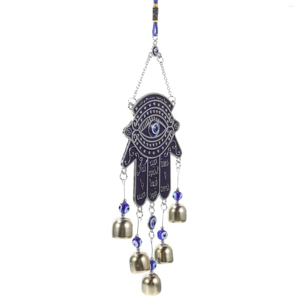 Figurine decorative Devil's Eye Wind Chimes Decorazione appesa Accessori Palm Accessori Giardino Giardino Ornamenti giardino