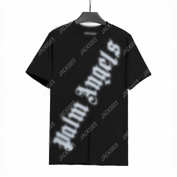 Palm Pa 24SSs Summer Letter Printing Logo T Shirt Freund Geschenk Lose übergroßer Hip Hop Unisex Kurzarm Liebhaber Stil Tees Engel 2165 VPI