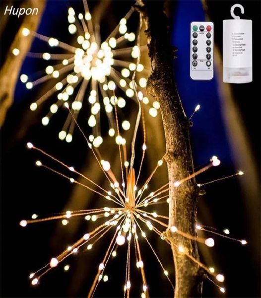 Рождественские светодиодные светодиодные светильники Starburst Sturs Lights 100200 светодиодные фейерверки Fairy Garland Рождественские огни на открытом воздухе для вечеринки дома 205413213