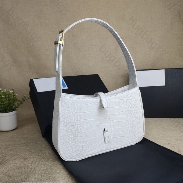 Schwarzweiße Designer -Tasche Frauen Clutch Umhängetasche Krokodil Handtasche Geldbeutel Taschen Designer Frauen Taschen Einkaufsbody Buchstaben Bags Leder Messenger mit Schachtel