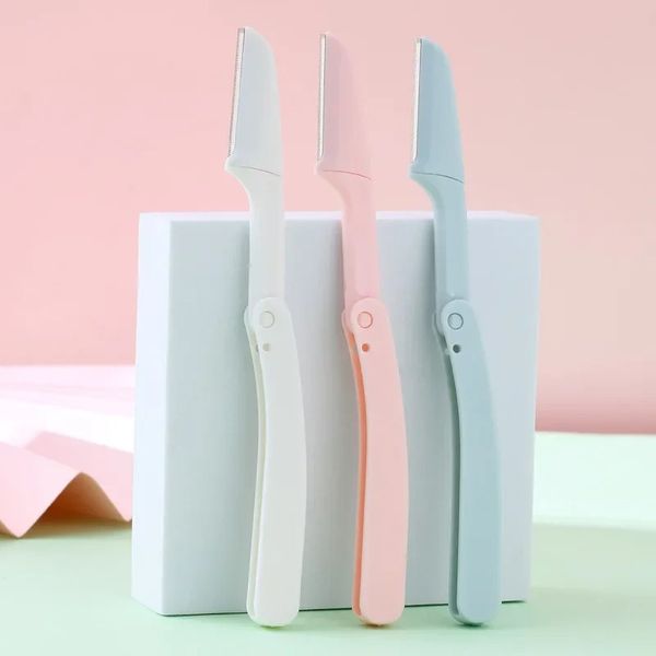 1/5pc Safe Folding Ladies Face Shaver Augenbrauen Trimmer Blade Anti-Kratzer Rasiermesser Make-up-Werkzeuge Augenbrauen Trimmer Gesicht Rasiermesser für Frauen