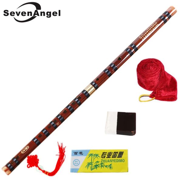 Strumenti Strumenti musicali a legna del flauto di bambù di alta qualità c d e f g chiave cinese trasversale flauta 5 colori