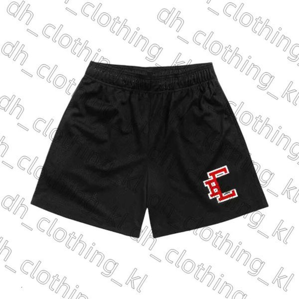 Mens shorts de natação Eric Emmanuels Calças Quarto de calça malha Designer de shorts curtos Running solto Eric Emanul Short Pant Fitness Loose Football Sport 959