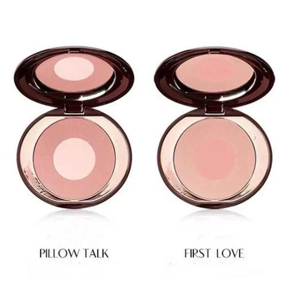 Brand Makeup Pillow Talk First Love Sweet Heart Blush 2 Cores Rush Blusher Face Powder Cosmetics 8gGood Quality frete grátis por atacado