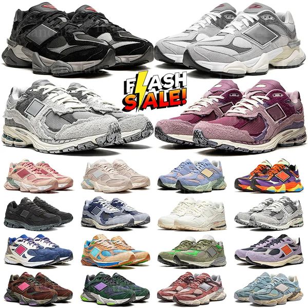 Novo Classic 530 Designer Shoes 990 V3 Designer de sapatos 9060 Running Shoes 2002r sapato preto Munsell Pink Mens M530 Sneakers casuais 2002 Treinadores de esportes femininos Size35-45