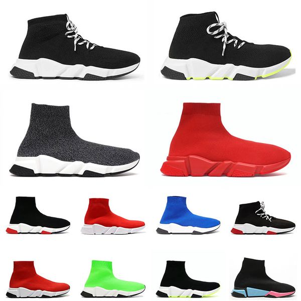 Designer di uomini da donna Scarpe da corsa casual scarpe da allenamento per accelerazione Black Bianco in gomma rossa Stivali da corsa lenta per sneaker comode e casual per lo sport