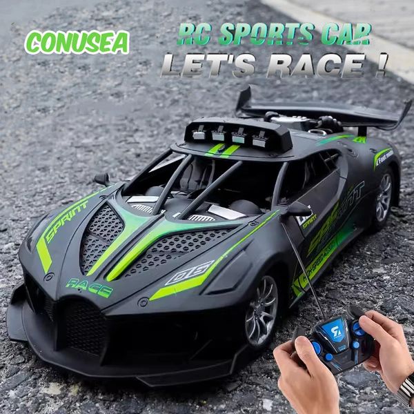 118 RC Araba Yüksek Hızlı Drift Sport Uzaktan Kumanda Aracı Spor Yarış Oyuncak Model Çocuk Oyuncakları Erkekler için Doğum Günü Hediyeleri 240508