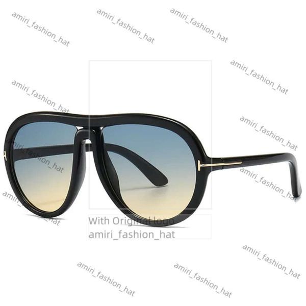 TF Sonnenbrille Cassius Brille Rahmen Tom Fords mit modischen UV400 -geformten Brillen für transparente Männer und resistente Frauen