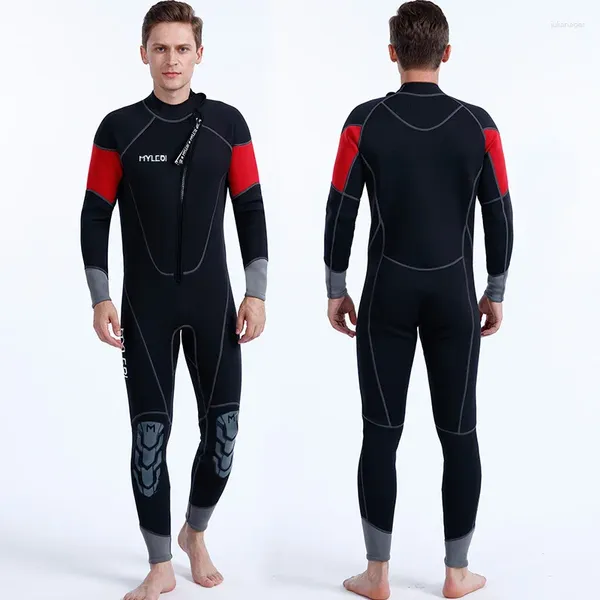 Kadın Mayo Neopren Erkekler Wetsuit 3mm Tek Parça Dalış Takımı Yüzme Sörf Şnorkelli Yasağı Kayak Spor Giyim Islak Ekipman