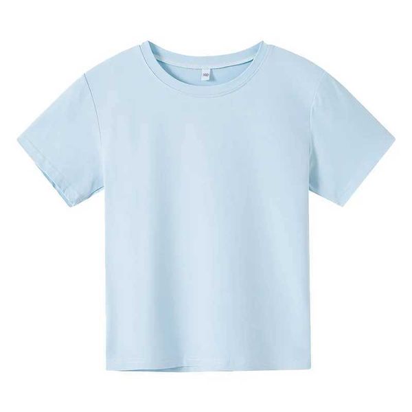 Magliette ragazzi e ragazze t-shirt traspirante a maniche corta 2-12 anni Childrens Casual rotondo rotondo Nuovo regalo di inventario topl2405